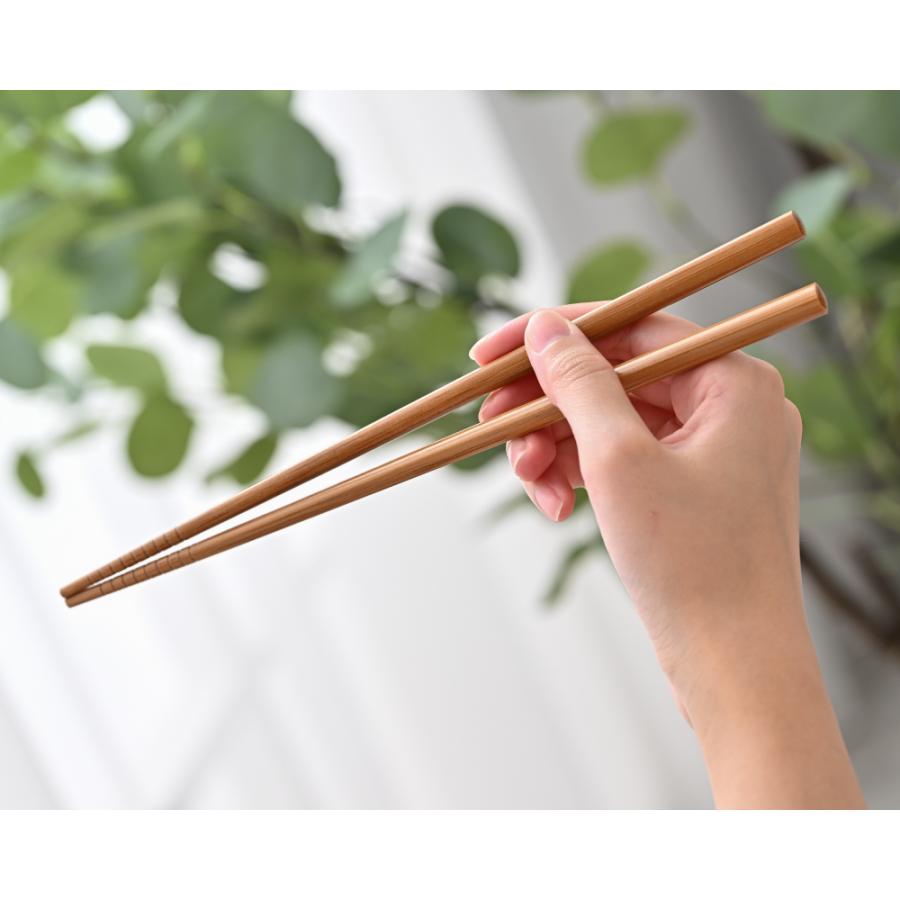 箸 箸セット 食洗機対応 すす竹 無地箸 10膳 セット/ 竹箸 お箸 抗菌