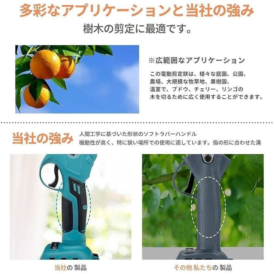 電動剪定ばさみ 電動剪定バサミ 充電式 マキタ18バッテリー対応