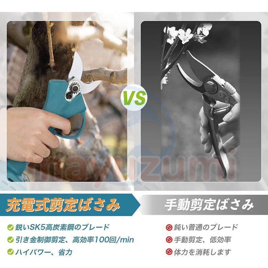 剪定ばさみ 電動剪定バサミ 電動ハサミ マキタ 18Vバッテリー 剪定ばさみ 電動剪定バサミ 電動ハサミ マキタ 18Vバッテリー