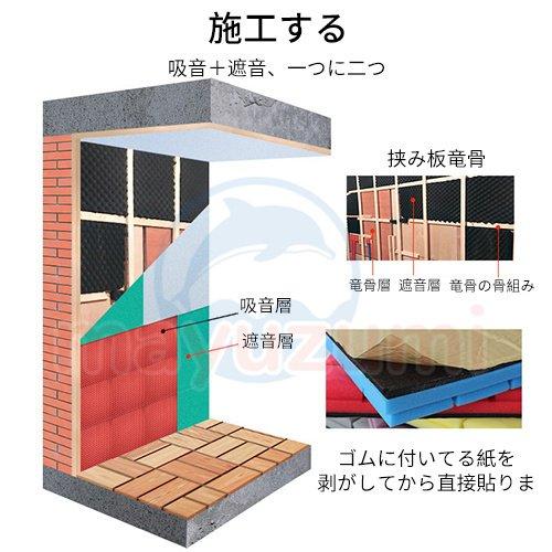 防音シート 壁 床 10枚 20枚 40枚セット 選択可 吸音材 遮音シート