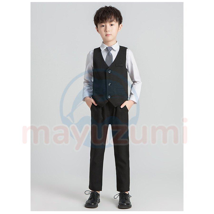 子供服 フォーマル スーツ 入学式 卒業式 5点セット 男の子 タキシード  
