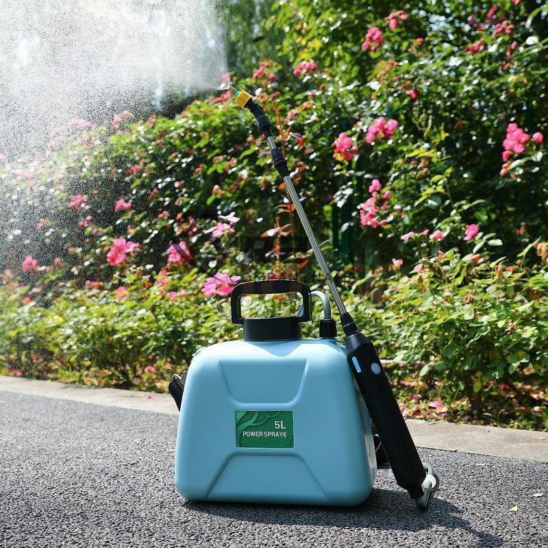 噴霧器 電動 5L 充電式 背負式 軽量 バッテリー式 除草剤 農薬 背負い