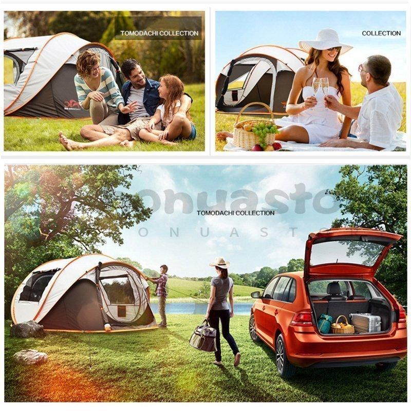 ワンタッチテント 大型 3-4人用 5-8人用 ポップアップテント ワンタッチテント 大型 3-4人用 5-8人用 ポップアップテント