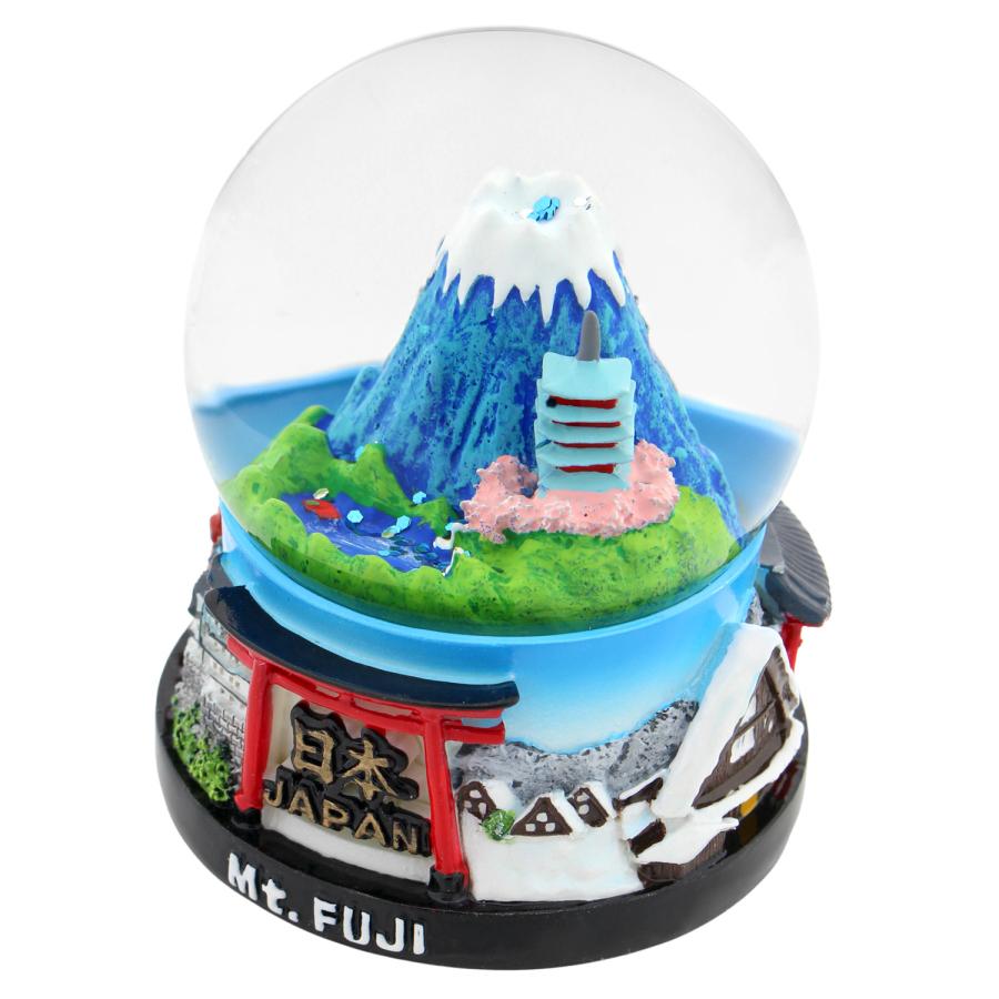 オリジナル】スノードーム 日本 富士山 ライト付 お土産 旅ドーム 観光 