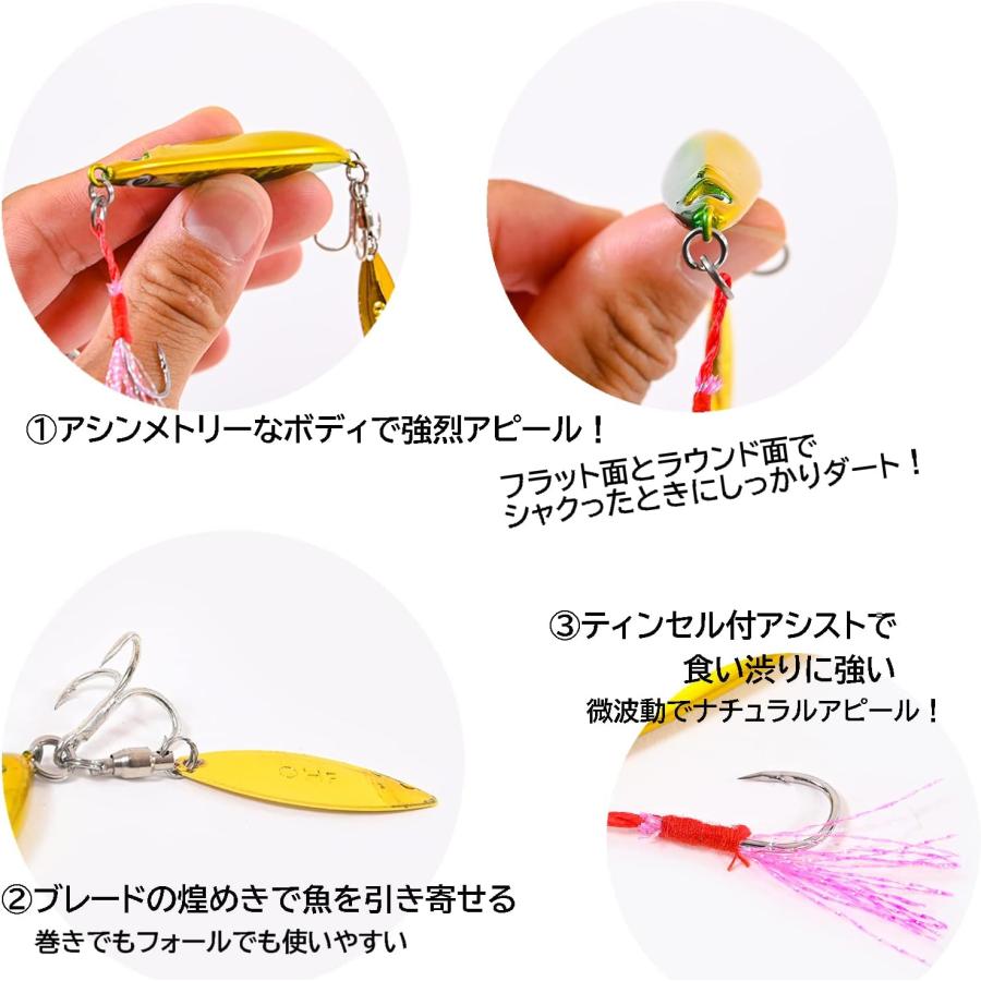 メタルジグ セット タダ巻きジグ 20g 9個セット : OHF ヤフー店 - 通販