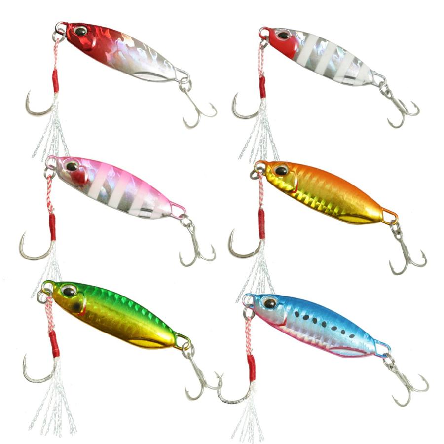 メタルジグ スロージギング g 6個 セット アシストフック付き Mdc 00 Ohf ヤフー店 通販 Yahoo ショッピング