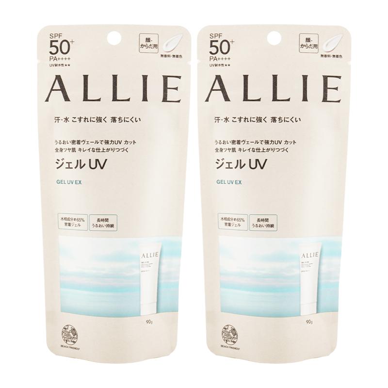 新品未開封　日焼け止め2個セット ALLIE [2個セット] アリィー クロノビューティ ジェルUV EX 90g 日焼け