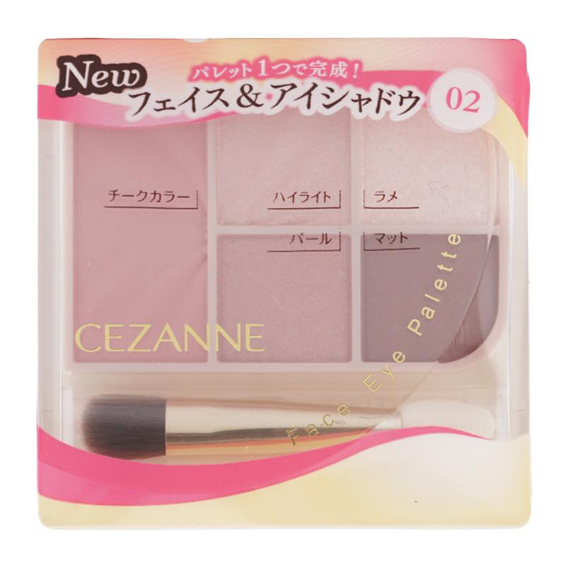 F.A.C.E. アイシャドウパレット & ブラシセット CEZANNE（セザンヌ化粧品） セザンヌ フェイスアイパレット[2種類から