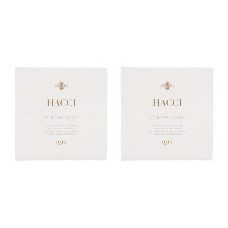 HACCI（ハッチ） [2個セット]HACCI はちみつ洗顔石けん 通常品 120g