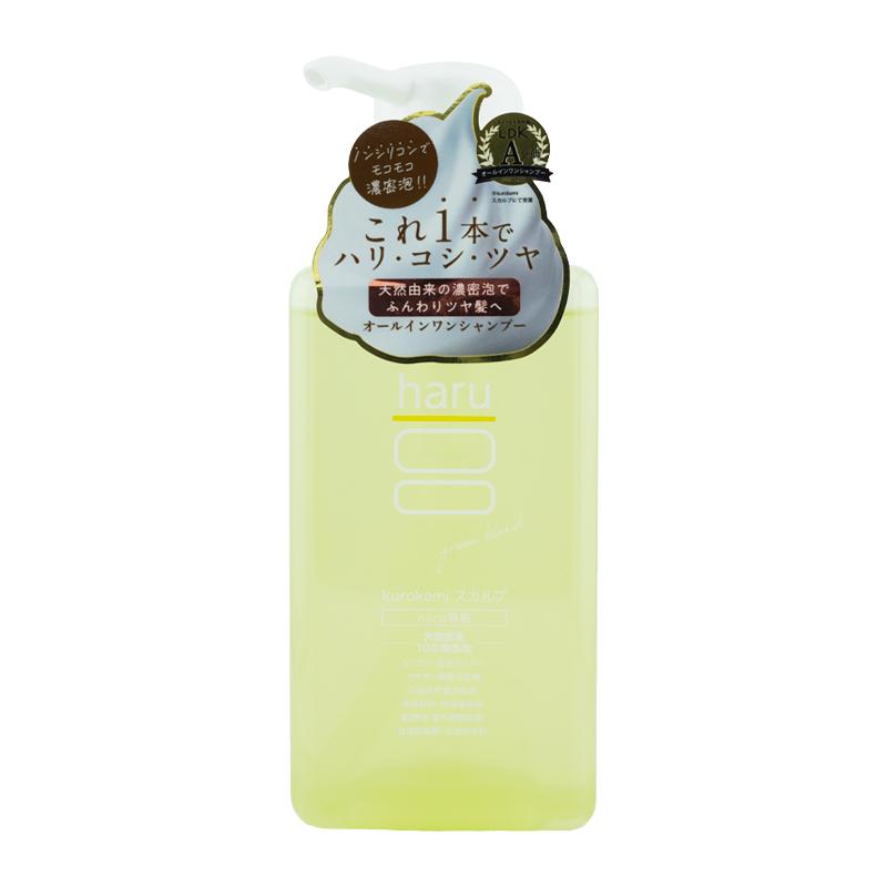 haru（ハル） Kurokami Scalp 黒髪スカルプ グリーンブレンド 400mL