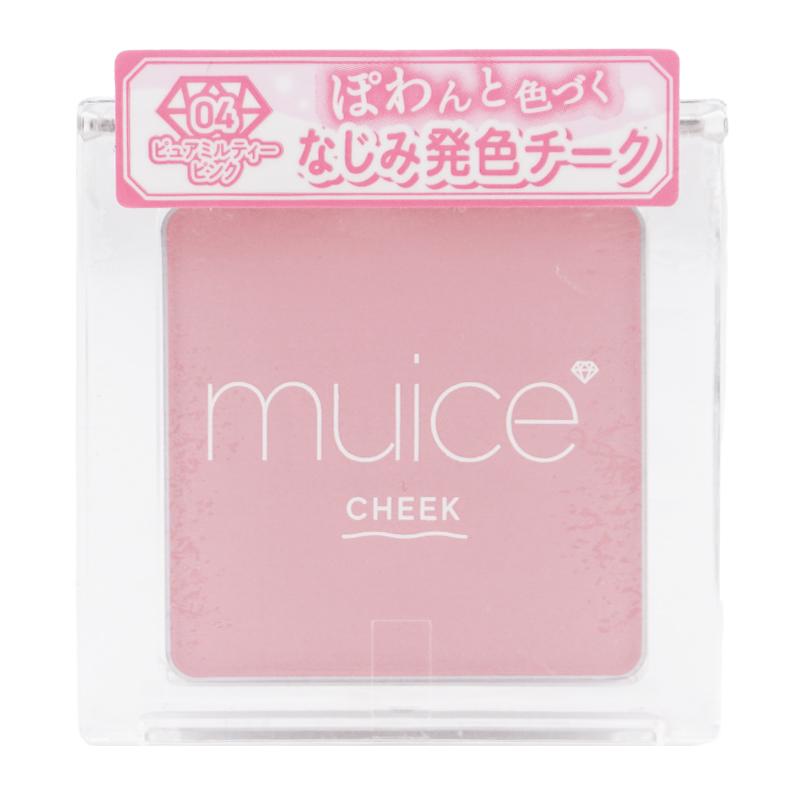 muice（ミュアイス） ぽわんチーク 04ピュアミルティーピンク 3.6g