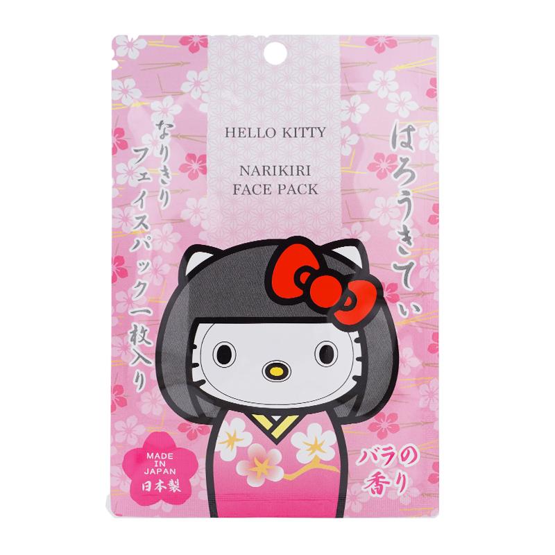 ハローキティ　ぬいぐるみ バスローブ　フェイスパック sanrio（サンリオ） なりきりフェイスパック ハローキティ なりきり
