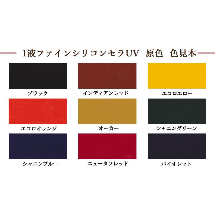 1液ファインシリコンセラUV　エコロエロー　艶有り　塗料　1液　住宅　15kg(約107平米　日本ペイント　外壁　2回塗り)　弱溶剤　シリコン　上塗り　塗り替え用