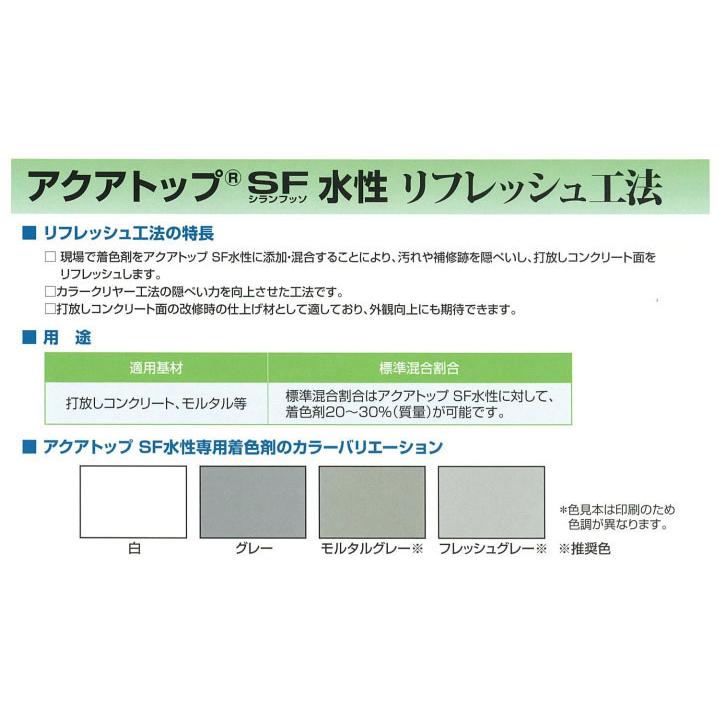 アクアトップSF水性専用着色剤 4kg アクアシール アクアシール アクアトップSF水性専用着色剤 4kg アクアシール アクアシール
