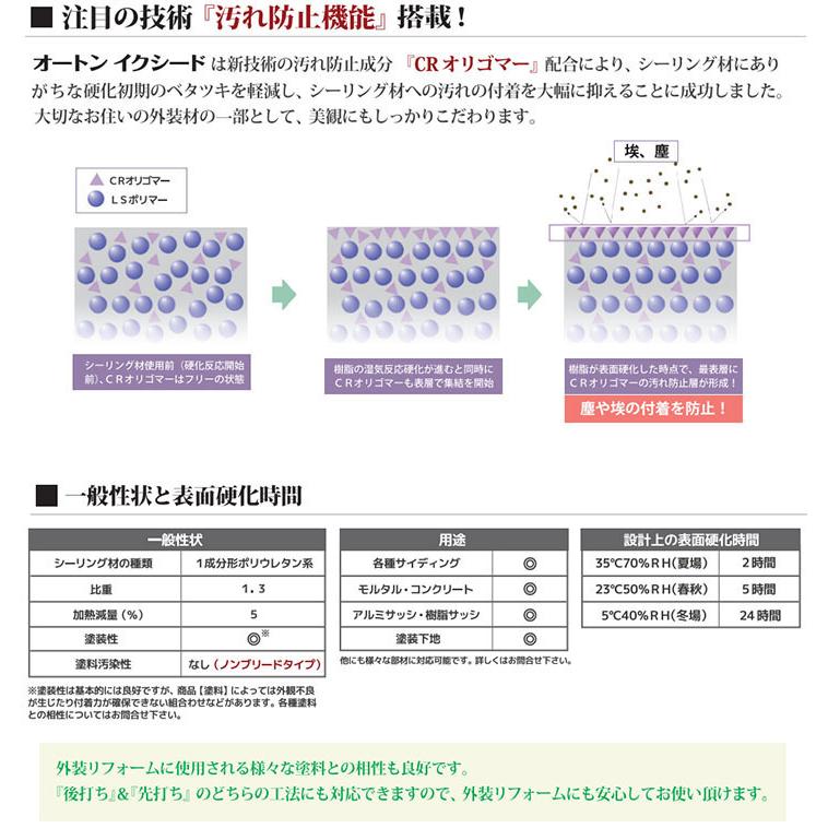 オートンイクシード 6L(刷毛プライマー付き) 高耐候/高耐久