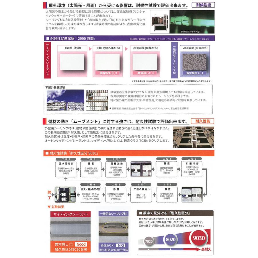 オートンサイディングシーラント 320mlカートリッジ×10本セット オートンサイディングシーラント 320mlカートリッジ×10本セット
