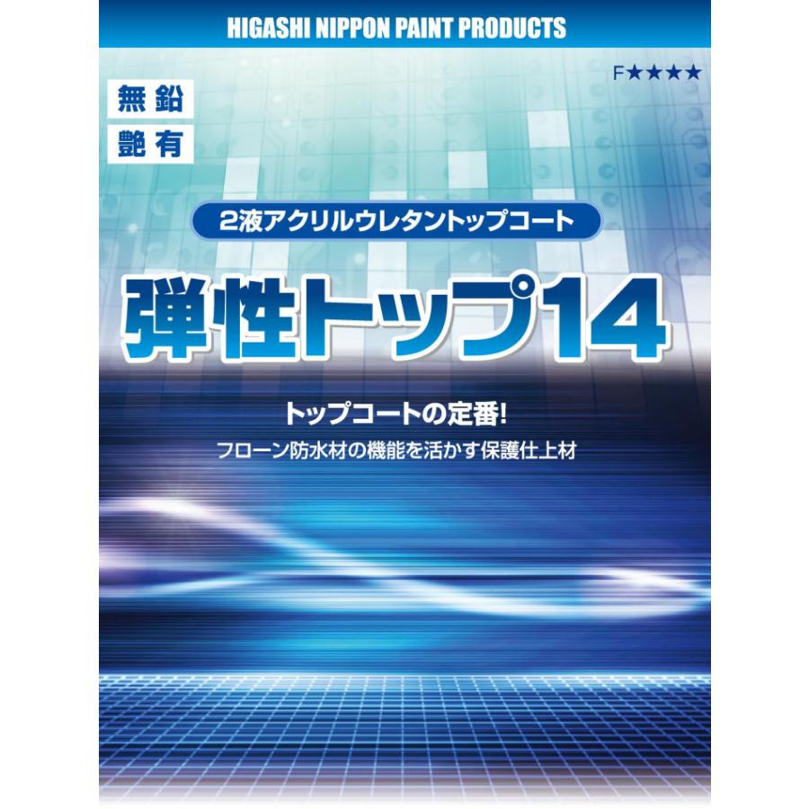 弾性トップ14 艶有り 15kgセット(75平米/1回塗り) トップコート