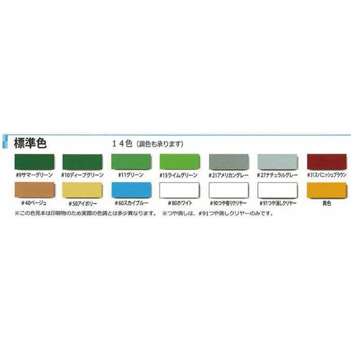 フロアトップアクア　フォルティス　標準色　工場　艶有り　速乾　2回塗り)　アトミクス　13.5kgセット(約50平米　倉庫　防塵　コンクリート床　店舗　塗り替え