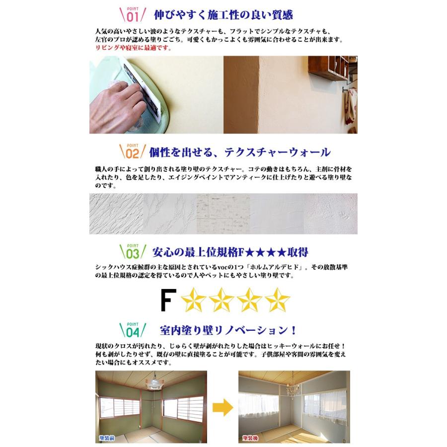 ヒッキーウォール ホワイト kg 約15 平米 内装用塗り壁材 Hitkeywall 塗料専門店 大橋塗料 Yahoo 店 通販 Yahoo ショッピング