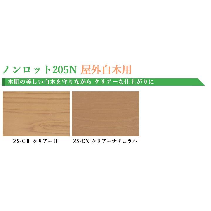 ノンロット205N ZSクリアーナチュラル 14L(約80平米/2回塗り ノンロット205N ZSクリアーナチュラル 14L(約80平米/2回塗り