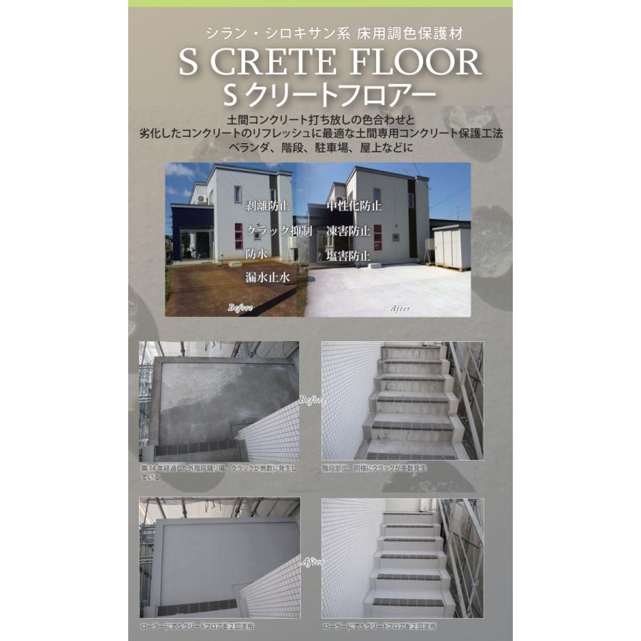 Sクリートフロアー 9Lセット 送料無料 床面 色合わせ リフレッシュ 