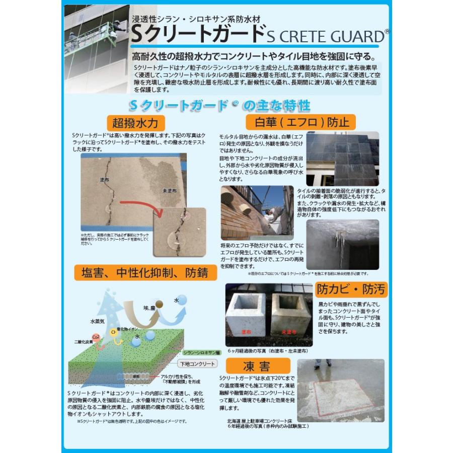 Sクリートガード 4L(約24平米/2回塗り) : 大橋塗料 Yahoo!店 - 通販 