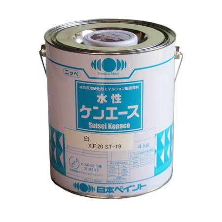 水性ケンエースグロス 濃彩(青・緑)色 7分艶有り 4kg(約30平米/1 水性ケンエースグロス 濃彩(青・緑)色 7分艶有り 4kg(約30平米/1
