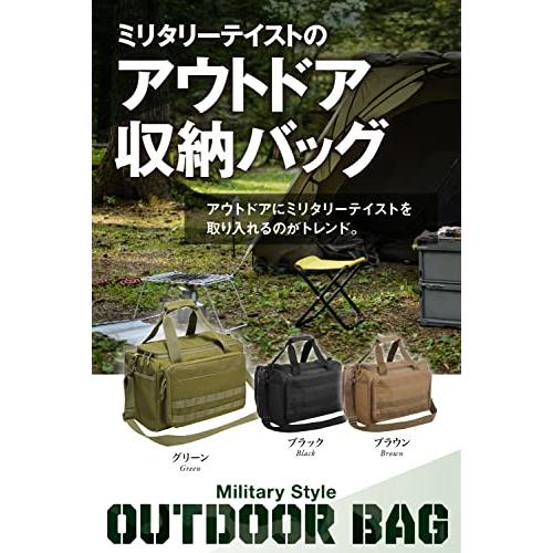 bammore キャンプ バッグ コンテナ 収納 ボックス ソフトコンテナ アウトドア ギアケース 大型収納トートバッグ (ブラック)|ohirune-shopping|02