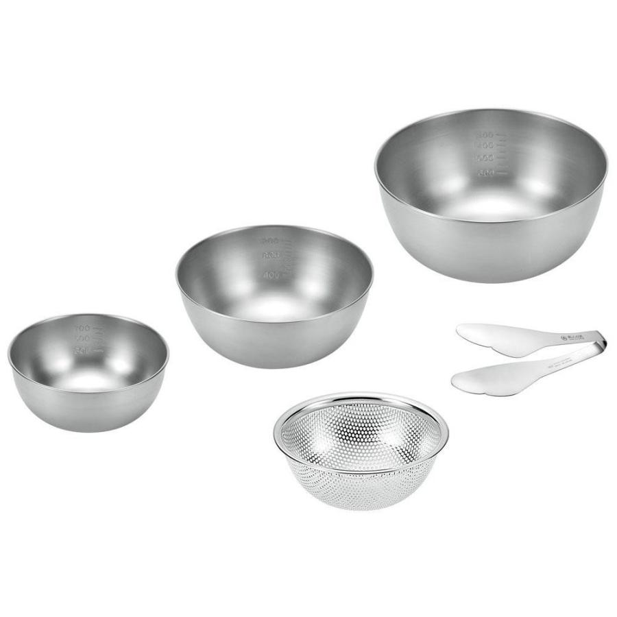 燕人の匠 ボウル4点セット (トング付) (ボウル21cm＆18cm＆15cm＆パンチングボウル15cm) ETF-1000 同梱・代引不可