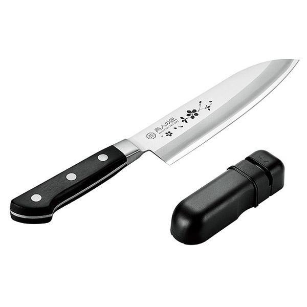 燕人の匠 桜吟 三徳包丁165mm＆シャープナー ETO-1002 同梱・代引不可