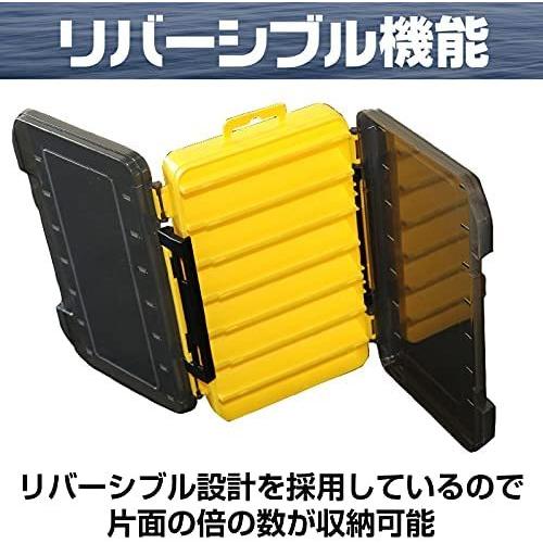 5 Off Saki Masa イエロー ワームケース イエロー 釣具収納ボックス ルアーケース 大小2個セット リバーシブル タックルボックス タックルボックス Www We Job Com