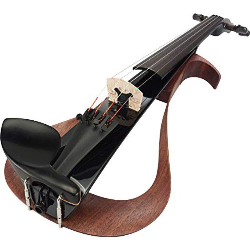 充実の品 YAMAHA ヤマハ エレクトリックバイオリン 木材の質感、材質をいかしたオーガニックなデザイン YEV104BL バイオリン