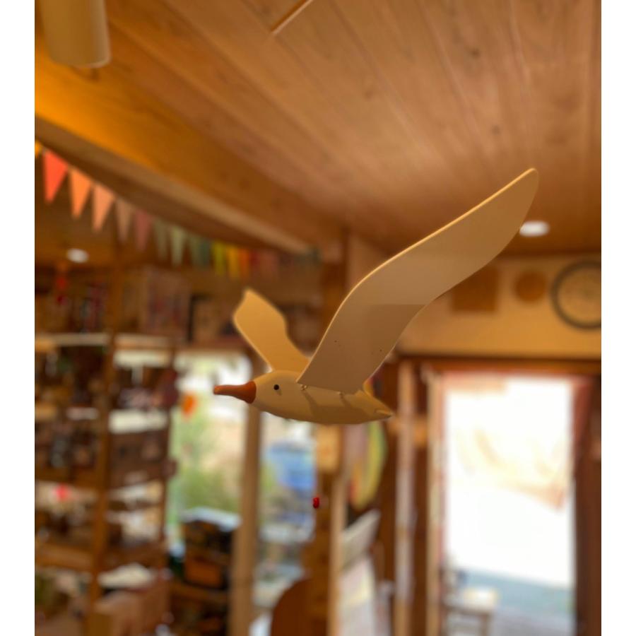 クレフト　カモメの木製モビール クレフト カモメの木製モビール インテリアになるドイツの木のおもちゃ