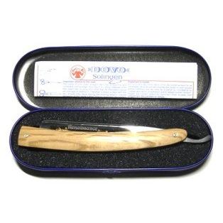 ゾーリンゲン ドボ レザーかみそり ステンレス 5/8\" スペインオーク柄   DOVO1885-680 evonyの画像