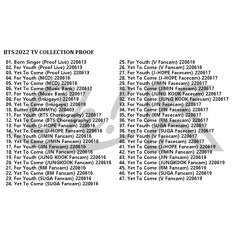 K-POP DVD バンタン TV COLLECTION 14枚SET - Yet To Come Permission 