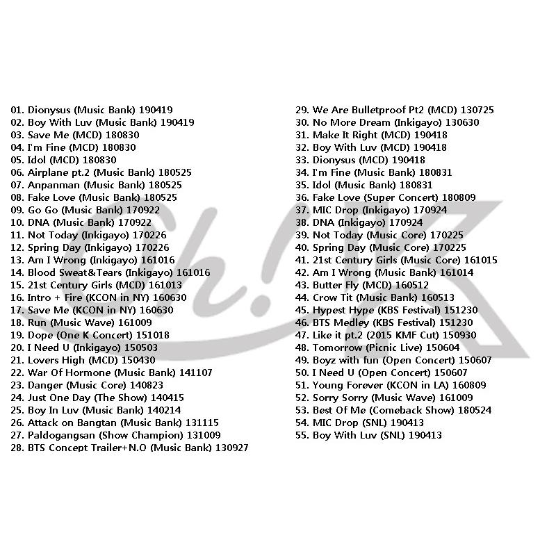 K Pop Dvd Bts Best Tv Collection 2019 Boy With Luv Idol Fake