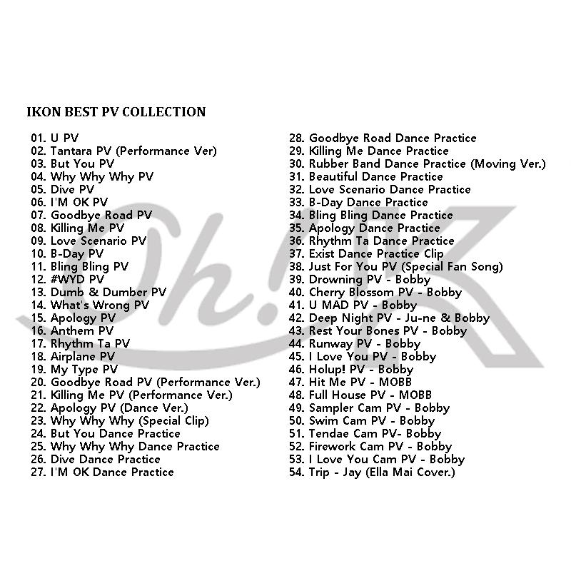 ミュージック iKON DVD DISCOGRAPHY｜iKON OFFICIAL WEBSITE