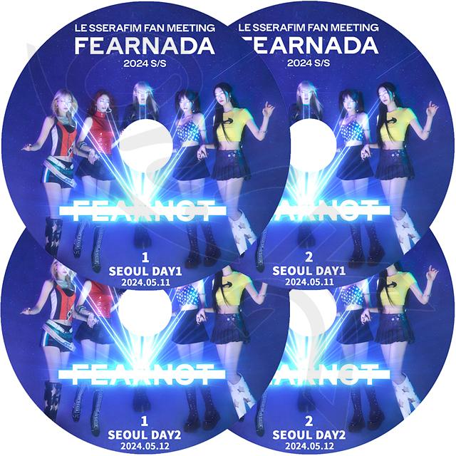 K-POP DVD LE SSERAFIM 2024 FAN MEETING 4枚SET FEARNADA