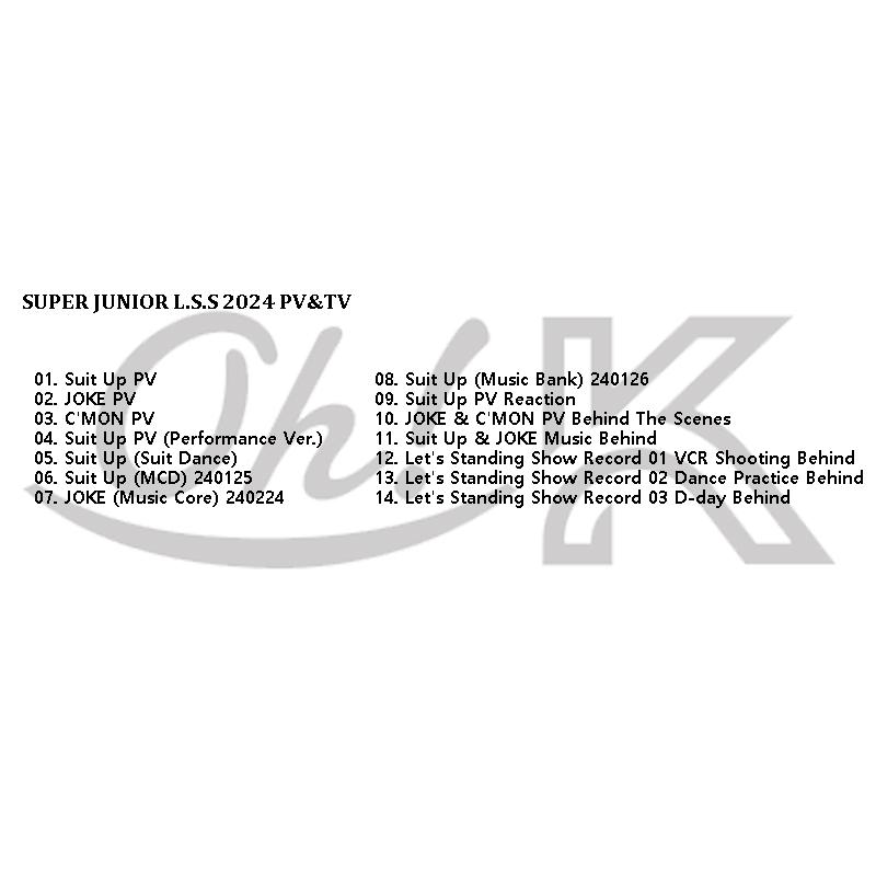 K-POP DVD SUPER JUNIOR LSS 2024 PV＆TV+BEHIND - Suit Up - SUPER JUNIOR SJ スーパージュニア LeeTeuk イトゥク ShinDong シンドン SiWon シウォン｜ohk｜02