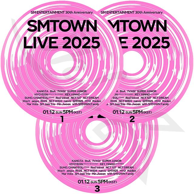 K-POP DVD 2025 SMTOWN LIVE IN SEOUL 3枚SET 2025.01.12 K-POP DVD 2025 SMTOWN LIVE IN SEOUL 3枚SET 2025.01.12