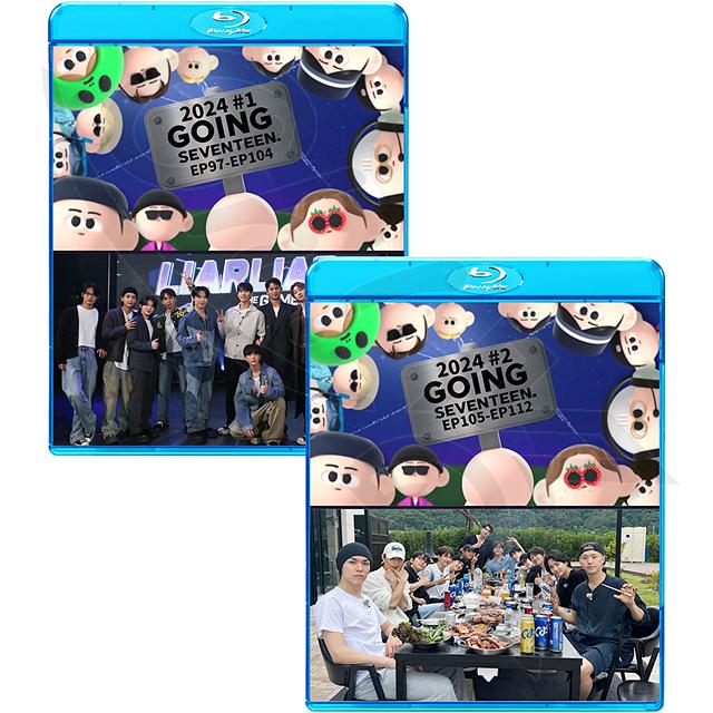Blu-ray SEVENTEEN 2024 GOING 2枚SET EP97-EP112 日本語字幕あり 