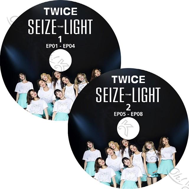 K-POP DVD TWICE SEIZE THE LIGHT 2枚SET -EP01-EP08- 日本語字幕あり TWICE トゥワイス 韓国番組収録 TWICE KPOP DVD｜ohk