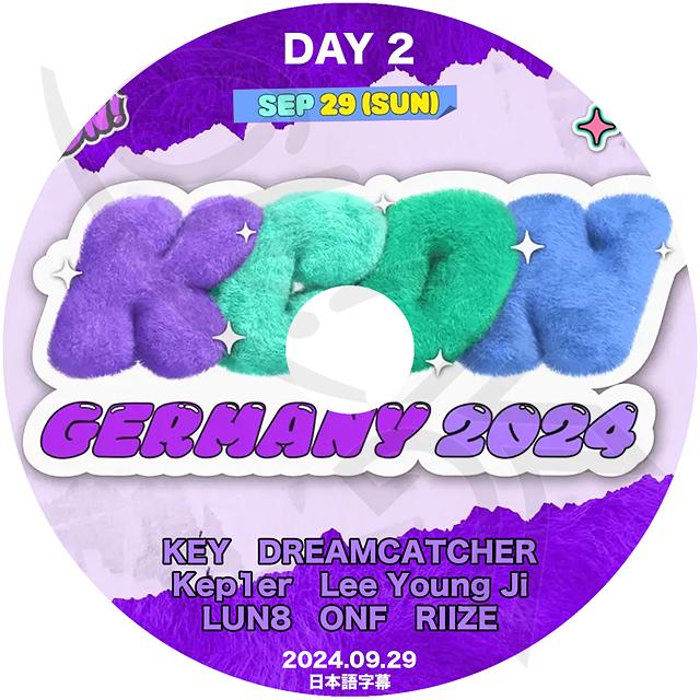 K-POP DVD KCON 2024 IN GERMANY 2DAY 2024.09.29 SHINee KEY RIIZE ...
