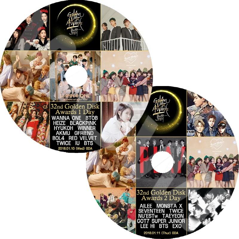 K-POP DVD 2018 Golden Disk Awards 2枚Set -2018.01.10/ 01.11- EXO 
