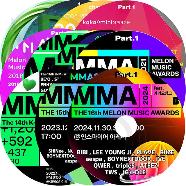 K-POP DVD 2014-2024 Melon Music Awards 22枚Set - EXO/ バンタン 