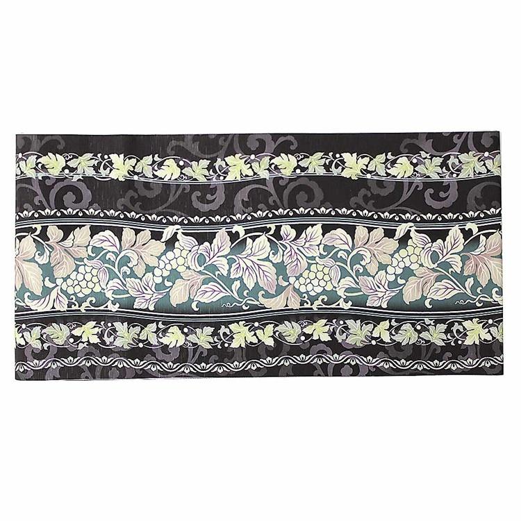 超ポイントアップ祭 袋名古屋帯 日本製 Wakka 正絹 京袋帯 花サラサ 焦げ茶 Sb071 2 帯 袋帯 3m75cm 更紗 茶色 帯 Williamsav Com