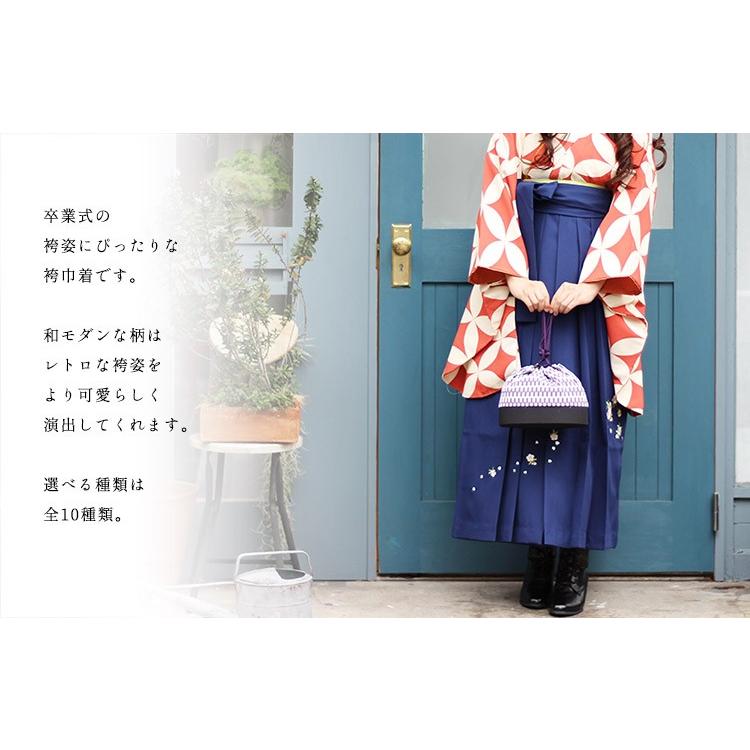 卒業式 巾着 きんちゃく 袴巾着 和柄 女 10パターン カジュアル 和装 成人式 振袖 二尺袖 袴姿に はかま バッグ 女性 7326 大喜賑 通販 Yahoo ショッピング