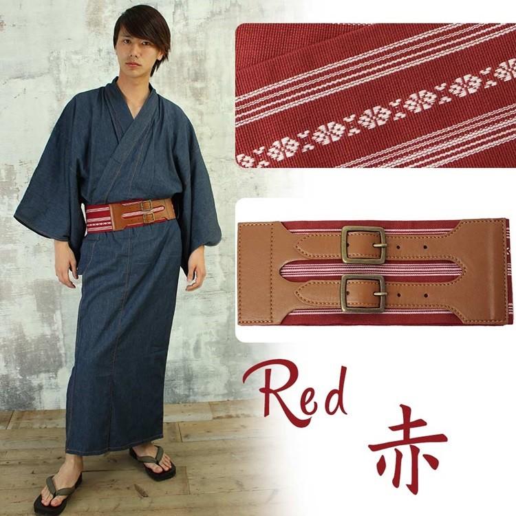 帯 帯ベルト 献上 メンズ 日本製 全3色 和装 カジュアル おしゃれ 浴衣 着物 着付け簡単 夏 夏祭り 紳士 花火大会 大人 ベルト型 大喜賑 通販 Yahoo ショッピング