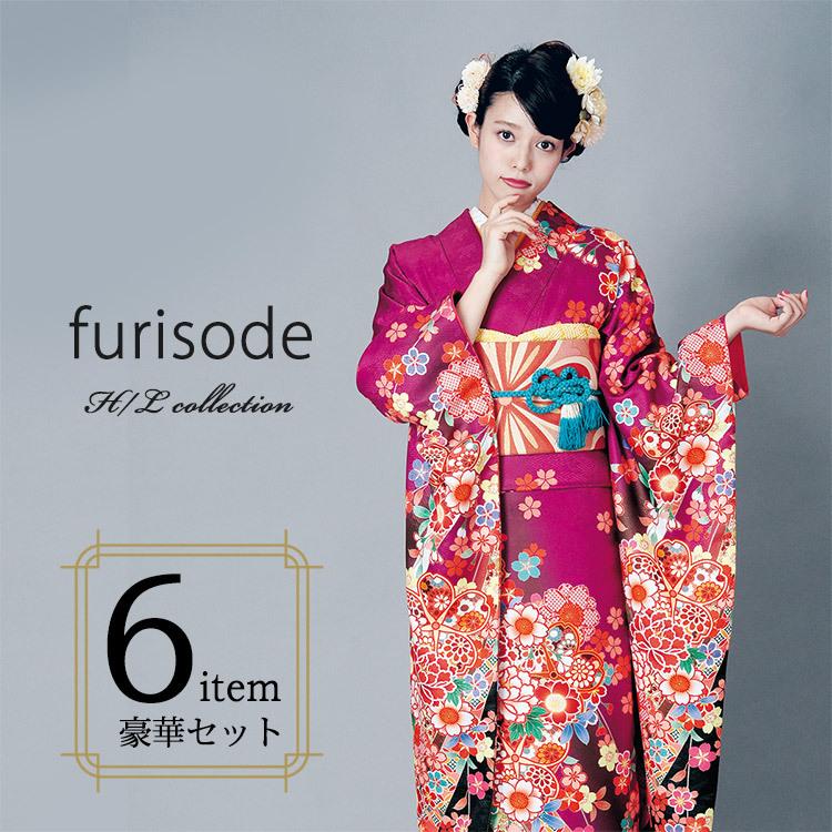 男女兼用 最終価格◆振袖豪華3点セット◆m-31 - 振袖