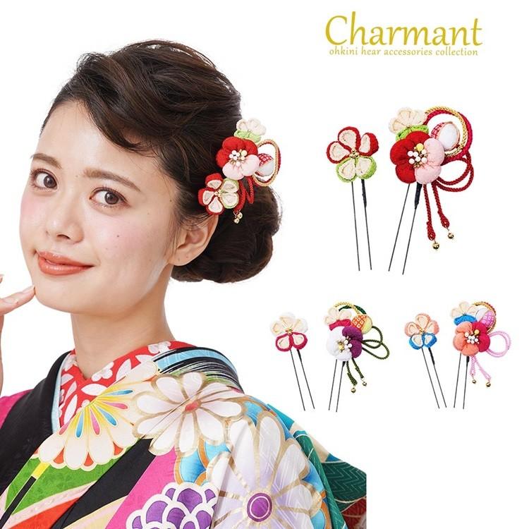 髪飾り かみかざり 成人式 花 Uピン シャルマン 和装 大きい レディース 女性 婦振袖 卒業式 結婚式 浴衣 223 024 お取り寄せ Cr 223 024 大喜賑 通販 Yahoo ショッピング